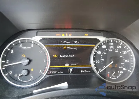 2021 Nissan Sentra Sr z USA, uszkodzony, nr VIN 3N1AB8DV7MY327593